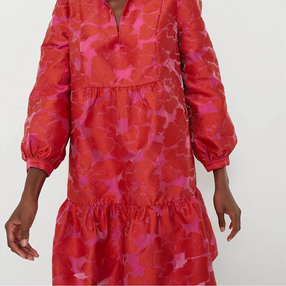 Tuckernuck Red Fil Coupe Palmerston Dress